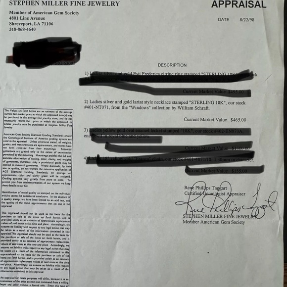 William Schraft Lariat necklace, Windows Collection - Picture 5 of 5